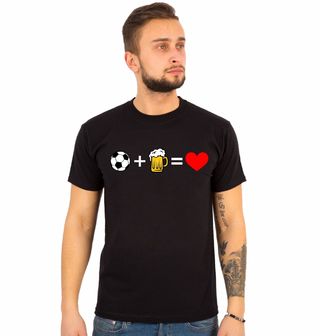 Obrázek 1 produktu Pánské tričko Pivní Rovnice Fotbalisty