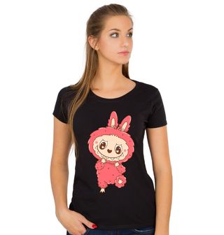 Obrázek 1 produktu Dámské tričko Stydlivý Růžový Labubu