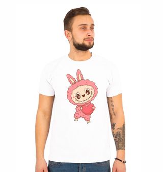 Obrázek 1 produktu Pánské tričko Stydlivý Labubu plný Lásky