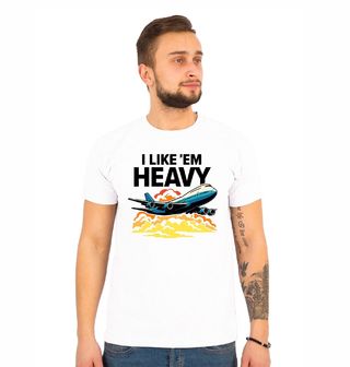 Obrázek 1 produktu Pánské tričko Mám rád těžká letadla I like 'em heavy