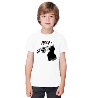 Obrázek 1 produktu Dětské tričko Černá Kočka a Ruka Kostlivce Boop