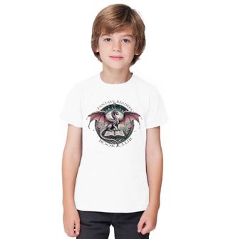 Obrázek 1 produktu Dětské tričko Klub Fantasy Čtenářů Dračí Strážce Knih