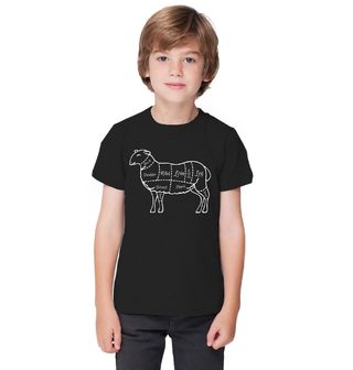 Obrázek 1 produktu Dětské tričko Části jehněčího masa Lamb Meat Cuts