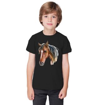 Obrázek 1 produktu Dětské tričko Pohled Hnědého koně Brown Horse