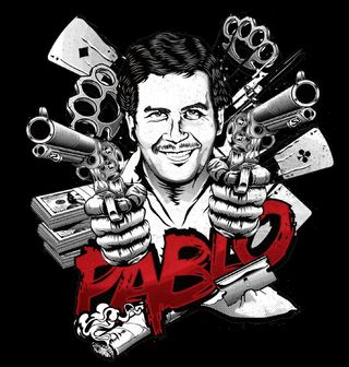 Obrázek 2 produktu Pánské tričko Pablo Escobar Život Pabla