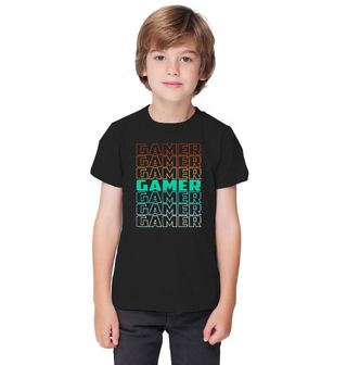 Obrázek 1 produktu Dětské tričko Hráč Znovu a Znovu Gamer