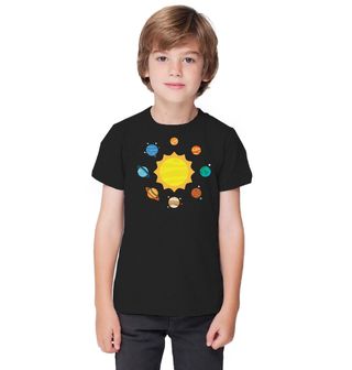Obrázek 1 produktu Dětské tričko Malovaná Sluneční Soustava Solar System