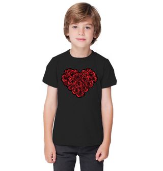 Obrázek 1 produktu Dětské tričko Srdce z růží Red Roses Heart