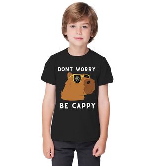 Obrázek 1 produktu Dětské tričko Drsná Kapybara Don't Worry Be Cappy