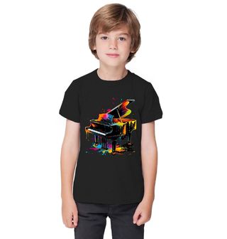Obrázek 1 produktu Dětské tričko Barevné Piano Exploze Tónů