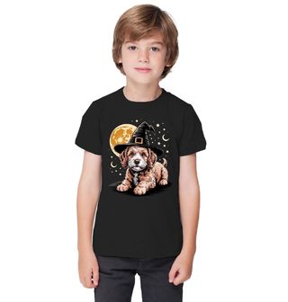 Obrázek 1 produktu Dětské tričko Čarodějův pes Goldendoodle