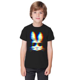 Obrázek 1 produktu Dětské tričko Párty Králík v Brýlích Glitch Bunny