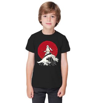 Obrázek 1 produktu Dětské tričko Surfující Stormtrooper u Kanagawy