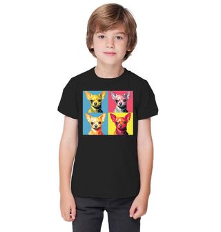 Obrázek 1 produktu Dětské tričko Pop-art Čivava