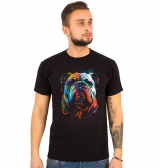 Obrázek 1 produktu Pánské tričko Barevný Bulldog