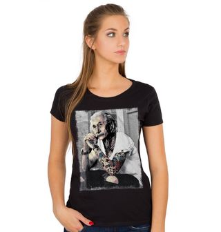 Obrázek 1 produktu Dámské tričko Potetovaný Einstein (Velikost: XXL)