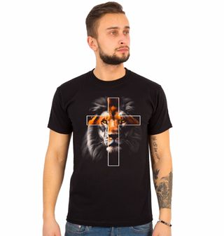 Obrázek 1 produktu Pánské tričko Lev Ochránce Víry