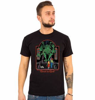 Obrázek 1 produktu Pánské tričko Cthulhu Steven Rhodes Trust in God
