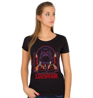 Obrázek 1 produktu Dámské tričko Okultní Kočka Steven Rhodes The Conjuring of Lucipurr