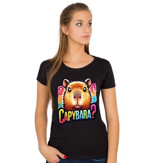 Obrázek 1 produktu Dámské tričko Zmatená Kapybara Capybara?
