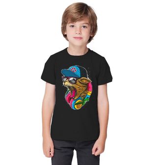 Obrázek 1 produktu Dětské tričko Cool DJ Kočka Streetwear