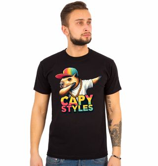 Obrázek 1 produktu Pánské tričko Dabující Kapybara Capy Styles