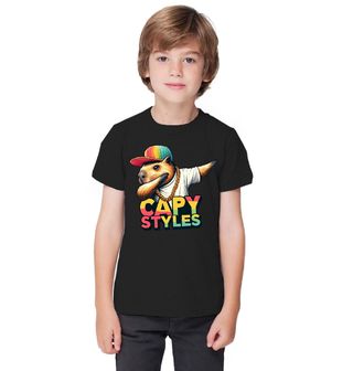 Obrázek 1 produktu Dětské tričko Dabující Kapybara Capy Styles