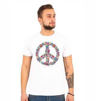 Obrázek 1 produktu Pánské tričko Rozkvetlý Symbol Míru