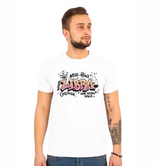 Obrázek 1 produktu Pánské tričko Horoskop Váhy Libra Graffiti