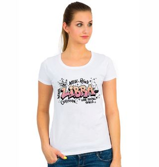 Obrázek 1 produktu Dámské tričko Horoskop Váhy Libra Graffiti