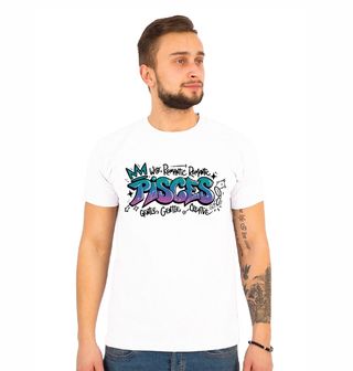 Obrázek 1 produktu Pánské tričko Horoskop Ryby Pisces Graffiti