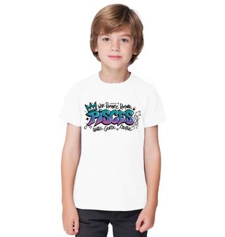 Obrázek 1 produktu Dětské tričko Horoskop Ryby Pisces Graffiti