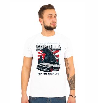 Obrázek 1 produktu Pánské tričko Tokyo Drift Godzilla Run For Your Life