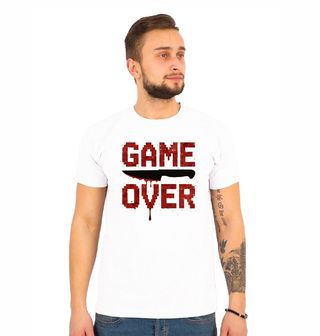 Obrázek 1 produktu Pánské tričko Hororová Hra Game Over