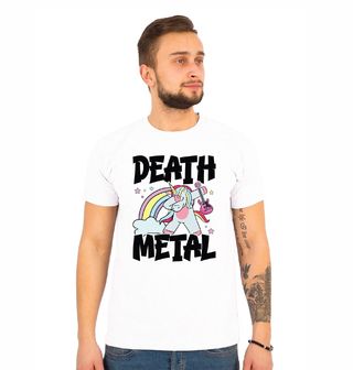 Obrázek 1 produktu Pánské tričko Dabující Jednorožec Metalista Death Metal