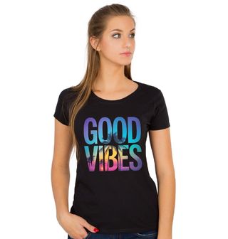 Obrázek 1 produktu Dámské tričko Letní Palmy na Pláži Good Vibes