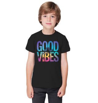Obrázek 1 produktu Dětské tričko Letní Palmy na Pláži Good Vibes