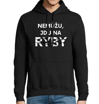 Obrázek 1 produktu Pánská mikina Nemůžu, jdu na ryby