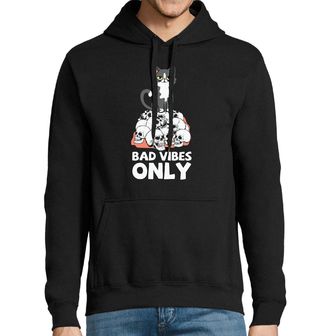 Obrázek 1 produktu Pánská mikina Vražedná Kočka Bad Vibes Only 