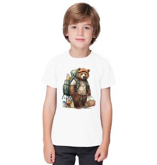 Obrázek 1 produktu Dětské tričko Medvěd na Výpravě Hiking Bear