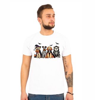 Obrázek 1 produktu Pánské tričko Psí Halloween