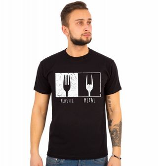 Obrázek 1 produktu Pánské tričko Plastic Metal Vidlička (Velikost: XXL)