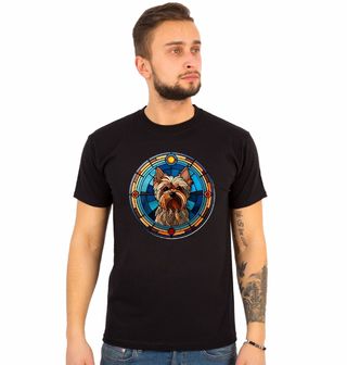 Obrázek 1 produktu Pánské tričko Jorkšír ve Vitráži Stained Glass