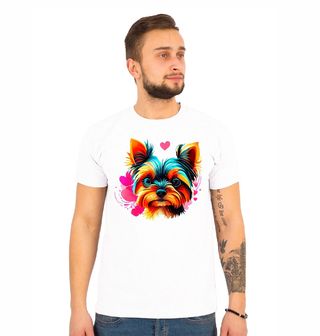 Obrázek 1 produktu Pánské tričko Barevný Jorkšír