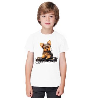 Obrázek 1 produktu Dětské tričko DJ Jorkšírský teriér