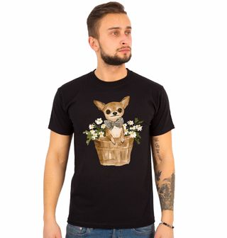 Obrázek 1 produktu Pánské tričko Čivava v Květináči