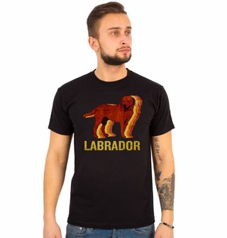 Obrázek 1 produktu Pánské tričko Retro Labradorský retrívr