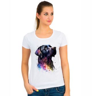 Obrázek 1 produktu Dámské tričko Labradorský retrívr Colorful Labrador