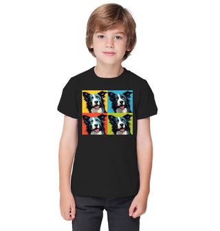 Obrázek 1 produktu Dětské tričko Pop-art Border kolie
