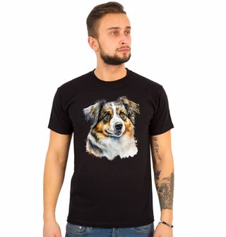Obrázek 1 produktu Pánské tričko Australský ovčák Australian Shepherd